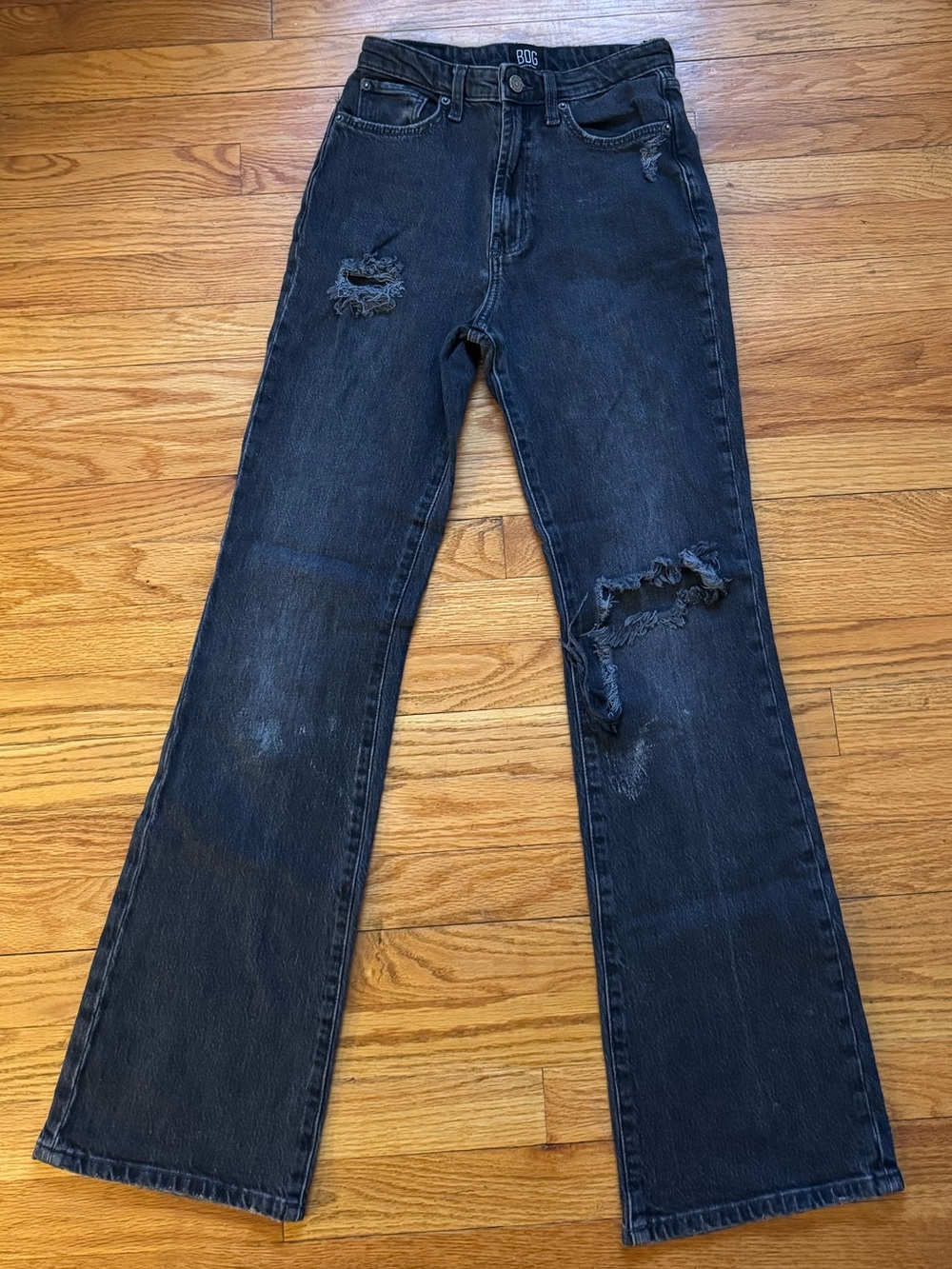 BDG High-Waisted Cowboy Jean Light Wash Straight Leg 28 Urban Outfitters